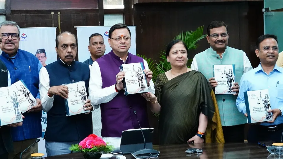 Uttarakhand Chief Minister Pushkar Singh Dhami receives draft of UCC