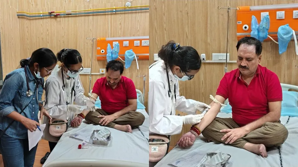 Delhi BJP President Virendra Sachdeva has been hospitalized at RML Hospital due to deteriorating health after taking a dip in the Yamuna River yesterday