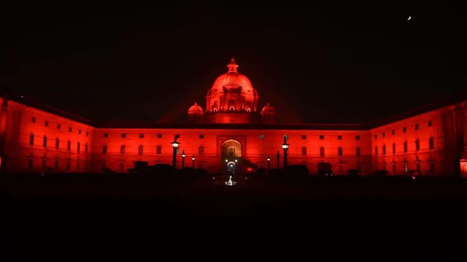 Rashtrapati Bhavan Red