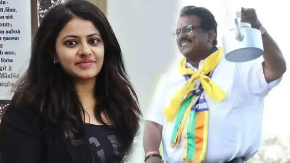 Puja Khedkar's father Dilip Khedkar