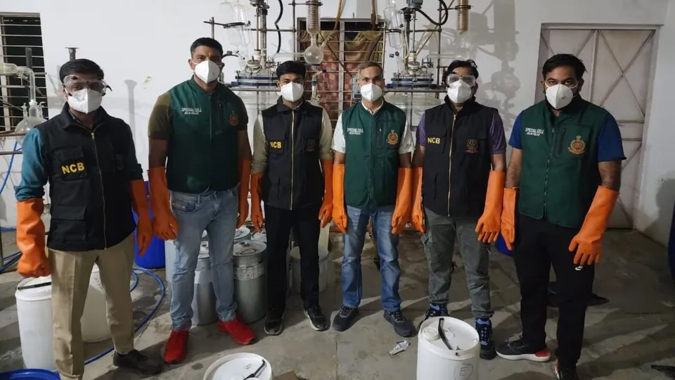 NCB Drugs Bust Drugs Seizure Meth Cocaine LSD