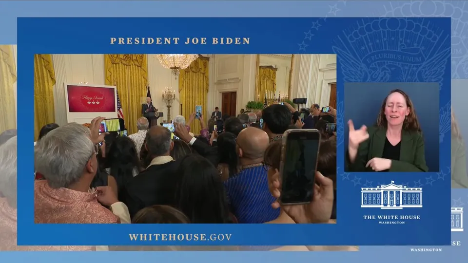 US President Joe Biden hosted a Diwali celebration at the White House
