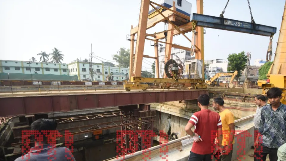Patna Metro construction