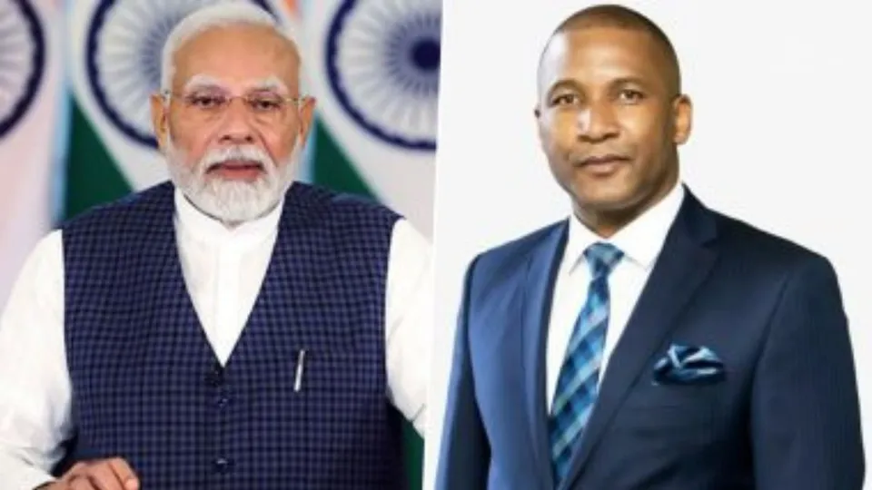 Narendra Modi and Duma Boko
