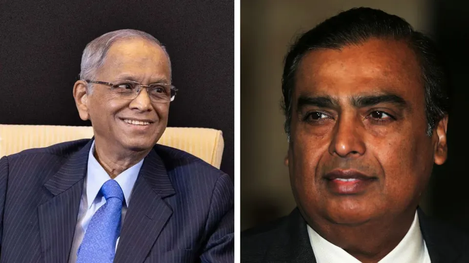 Narayan Murthy Mukesh Ambani