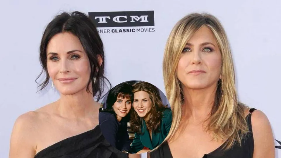 Courteney Cox and Jennifer Aniston