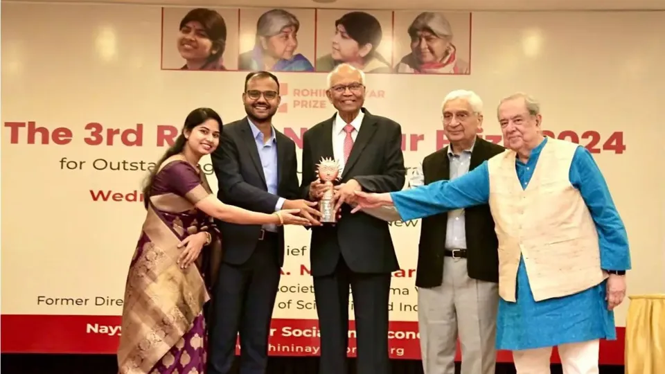 Odisha engineer Anil Pradhan Rohini Nayyar Prize