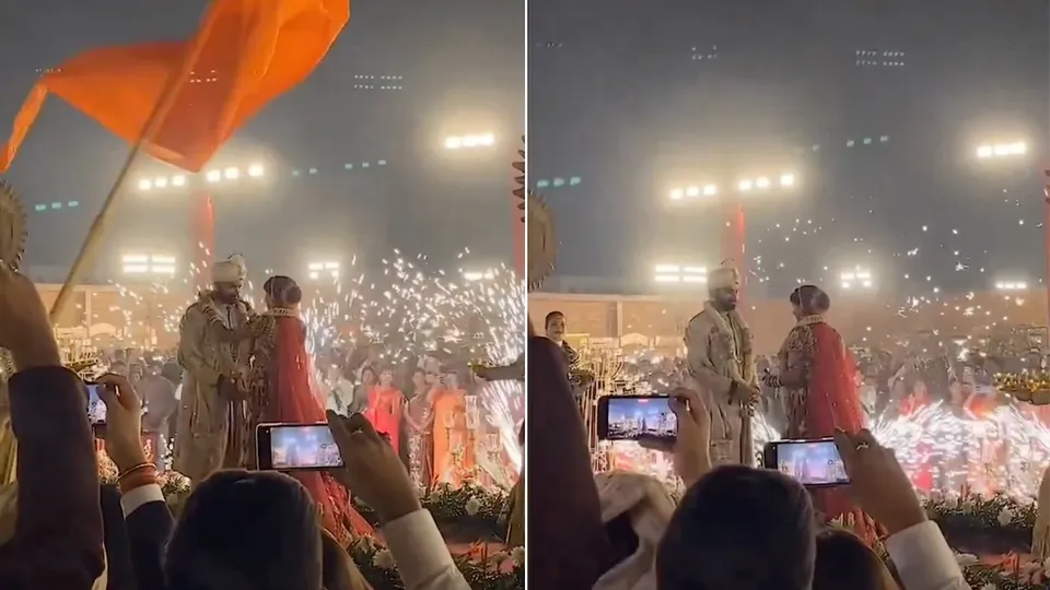 Om Birla's daughter ties knot