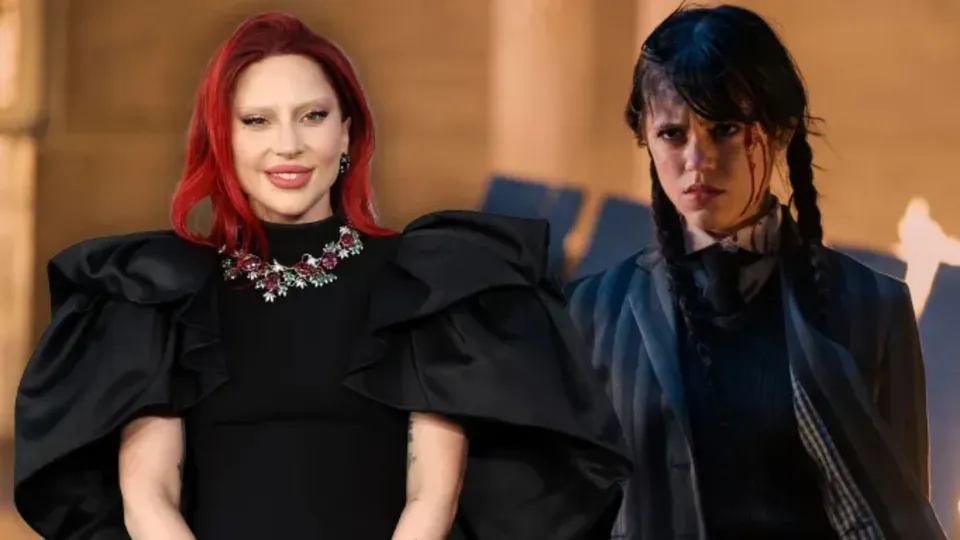 Lady Gaga and Jenna Ortega (File image)