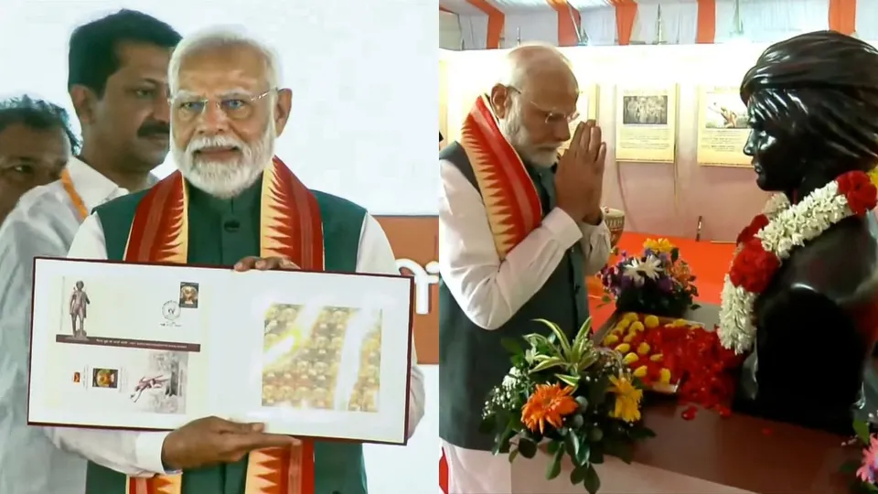 Prime Minister Narendra Modi at the Janjatiya Gaurav Divas programme, in Jamui, Bihar, Friday, Nov. 15, 2024.