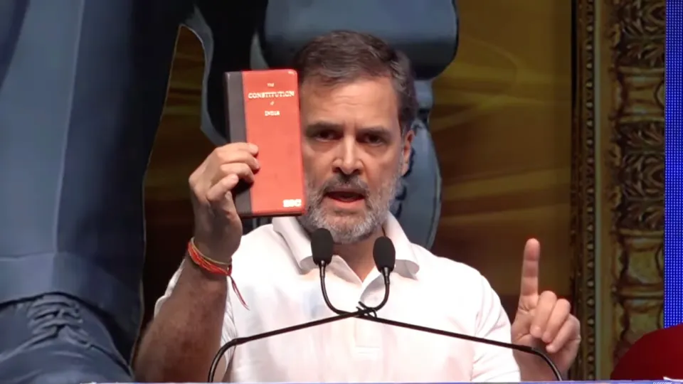 Rahul Gandhi at Talkatora Stadium