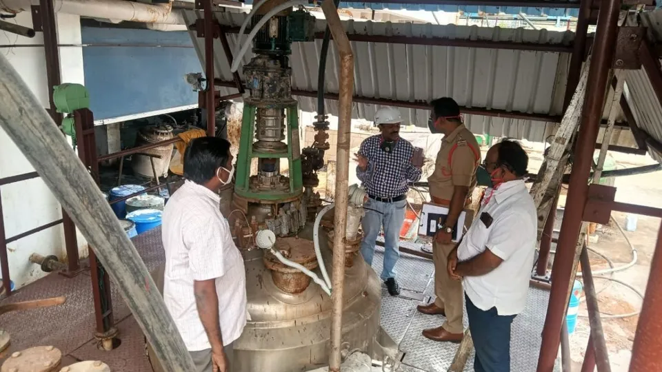 A gas leak at Tagore Pharma Company in Andhra Pradesh’s Anakapalli district