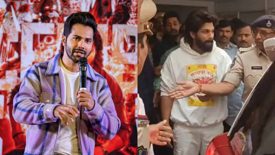 Varun Dhawan Allu Arjun Arrest