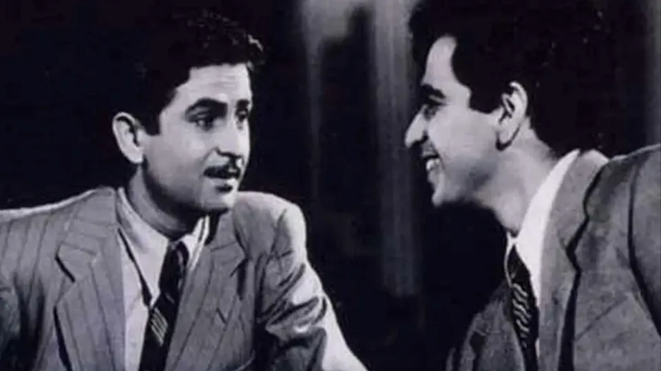 Raj Kapoor and Dilip Kumar