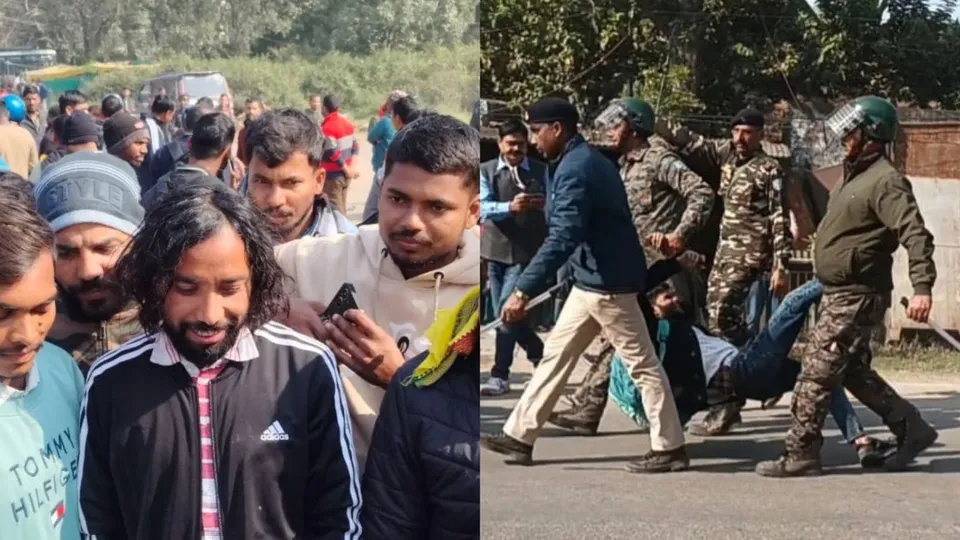 Devendra Nath Mahto JSSC protest JGGLCCE