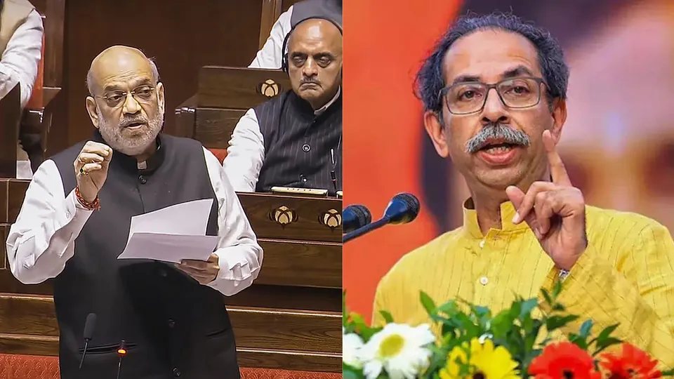 Amit Shah Uddhav Thackeray