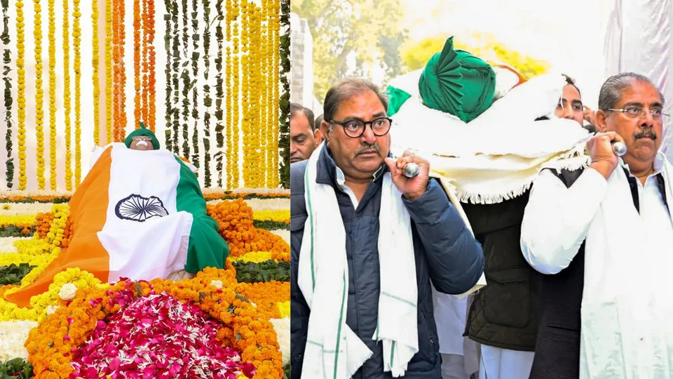 Om Prakash Chautala Funeral
