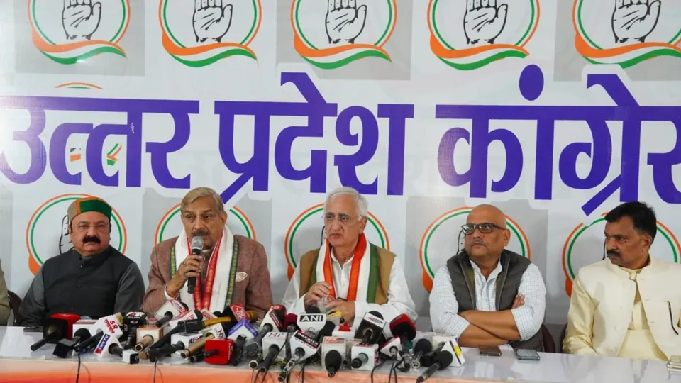 Pramod Tiwari Salman Khurshid UP Congress