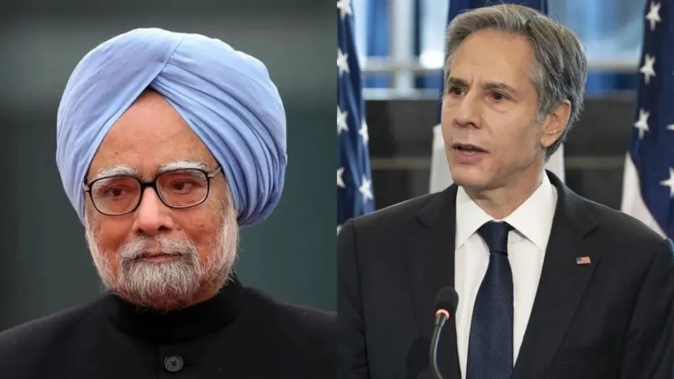 Manmohan Singh Antony Blinken