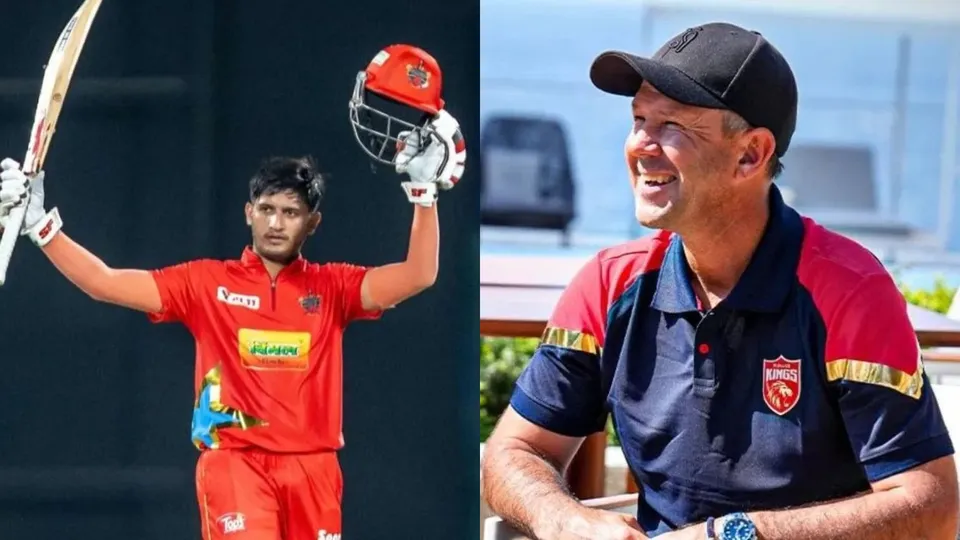 Priyansh Arya Ricky Ponting