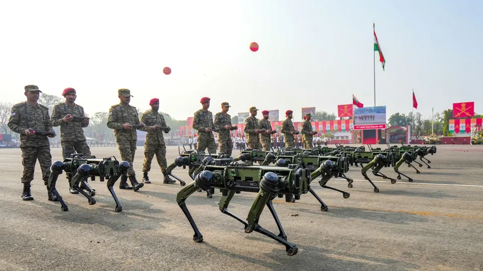 Indian Army Day Parade Robot Mules