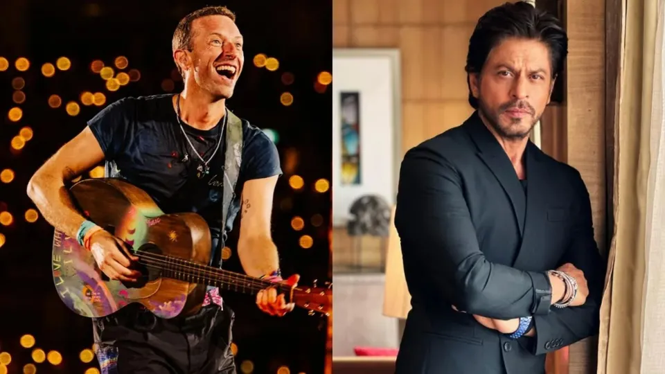 Coldplay Chris Martin Shah Rukh Khan