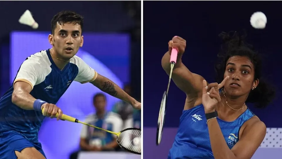 P V Sindhu Lakshay Sen image