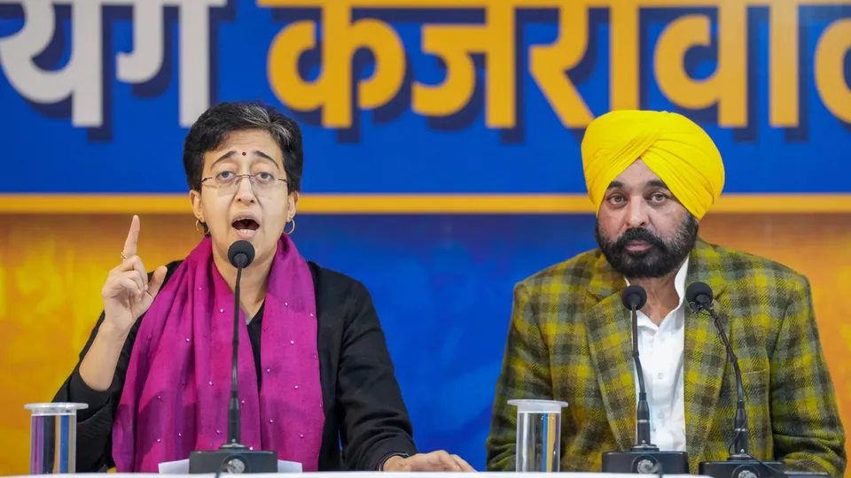 Atishi Singh Bhagwant Mann Dlehi Elections