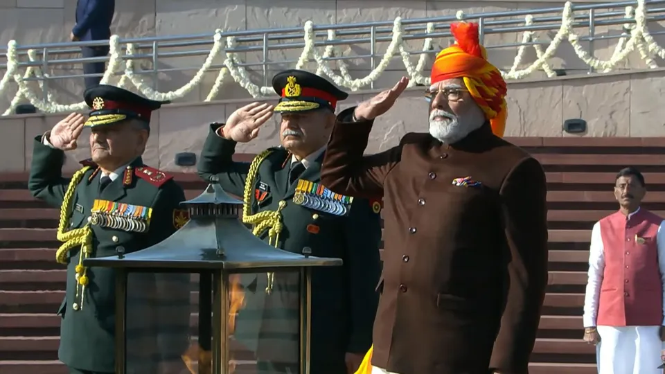 Narendra Modi at War Memorial