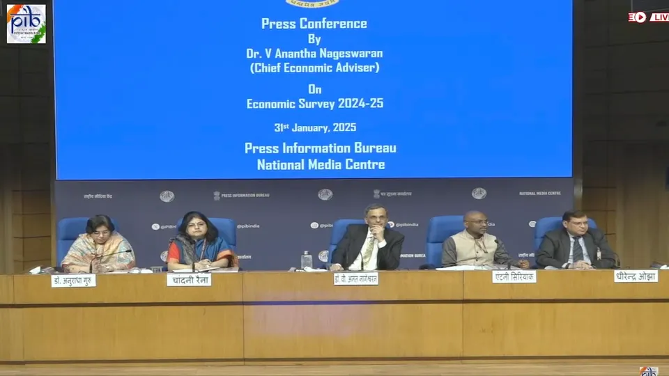 Economic Survey press conference