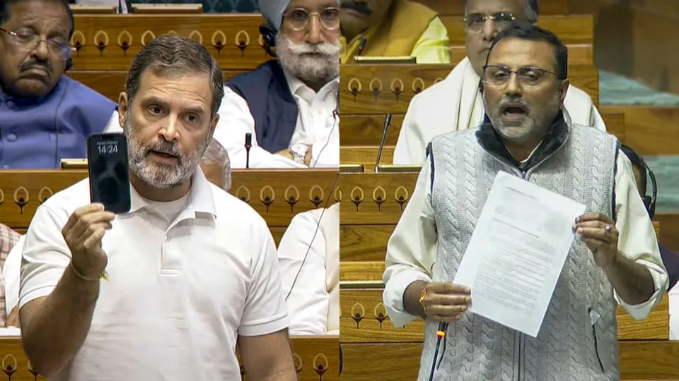 Rahul Gandhi Nishikant Dubey