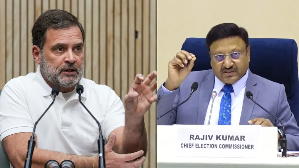 Maharashtra Election Commission Rahul Gandhi Rajiv Kumar