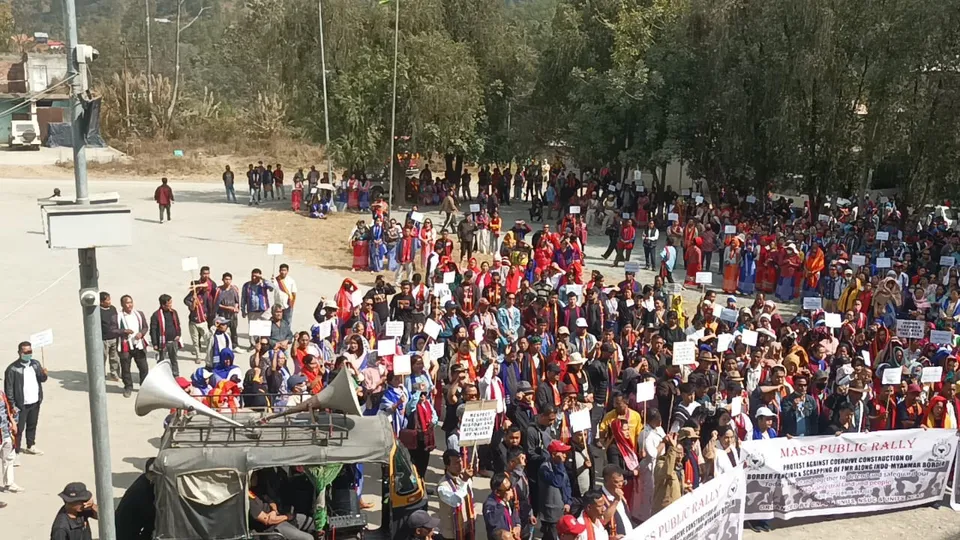 Manipur Nagas protest