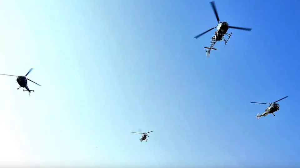 surveillance helicopter
