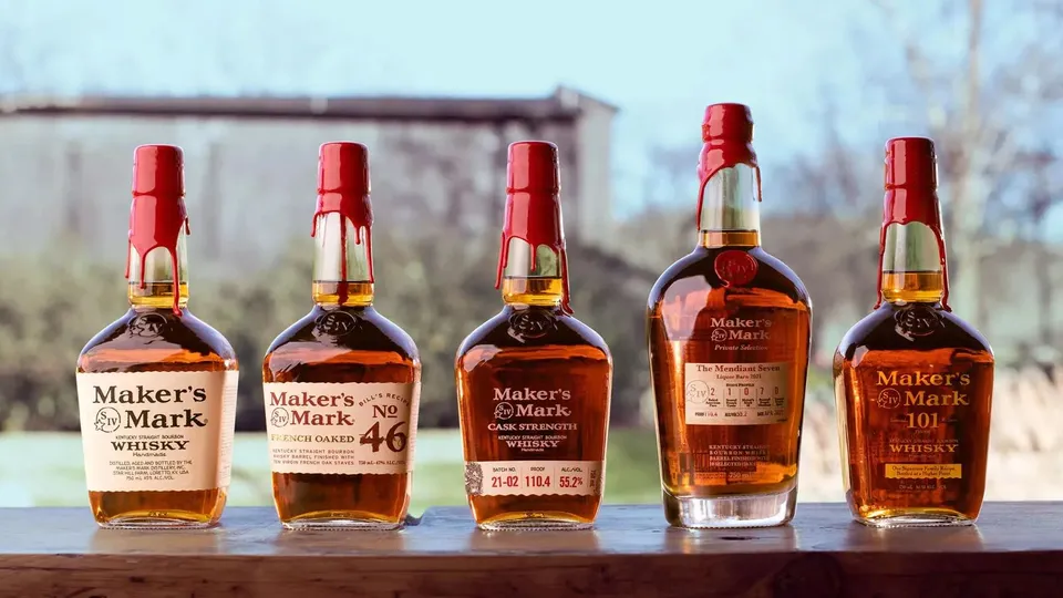 Maker's Mark Bourbon whiskey