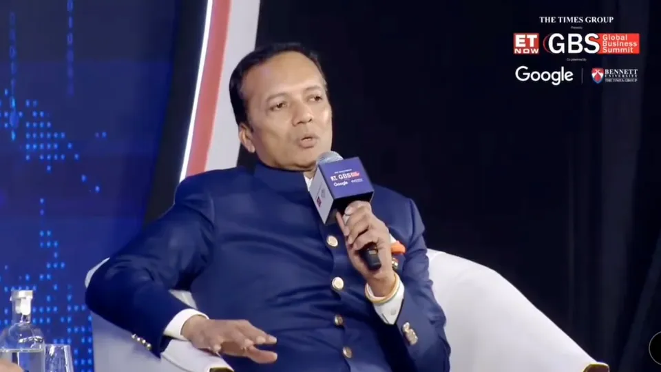 Naveen Jindal at ET Now Global Business Summit in New Delhi on Saturday, Feb 15, 2025.