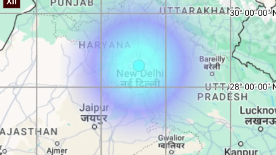 Delhi earthquake