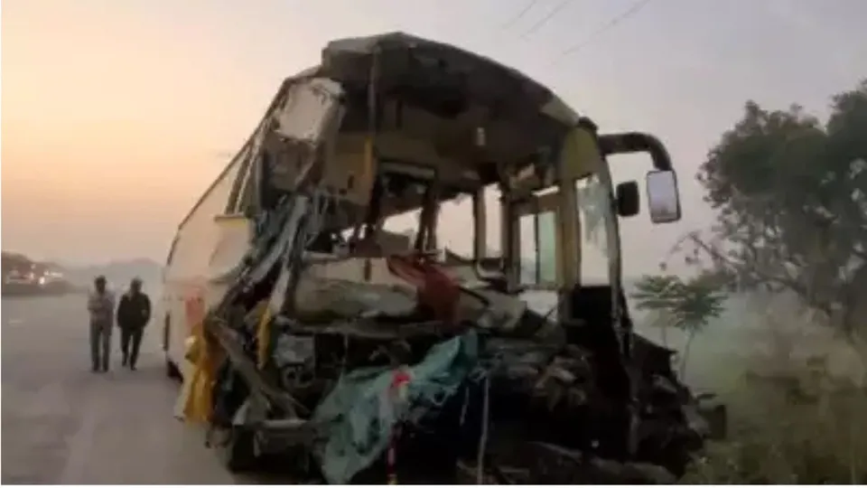 Accident on Sarokhanpur underpass