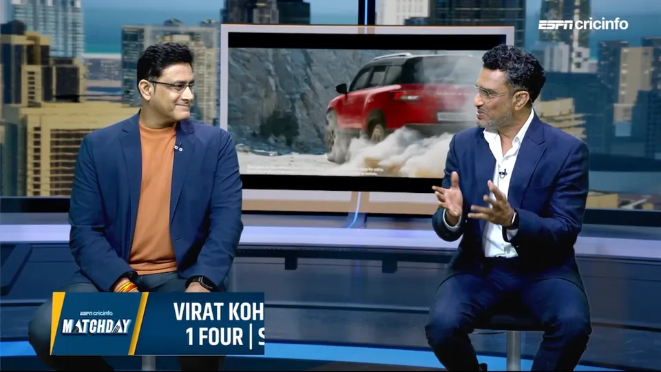 Anil Kumble and Sanjay Manjrekar