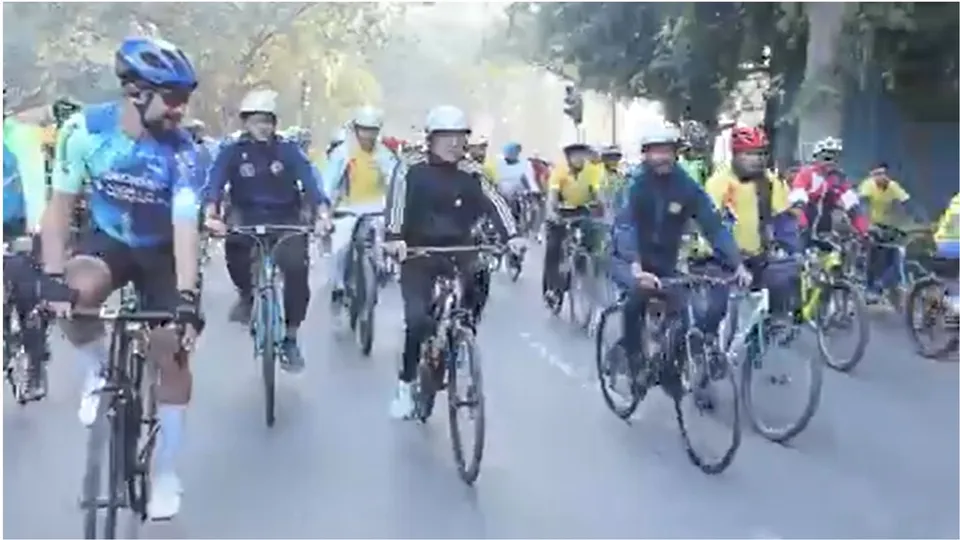 Sports minister Mansukh Mandaviya image