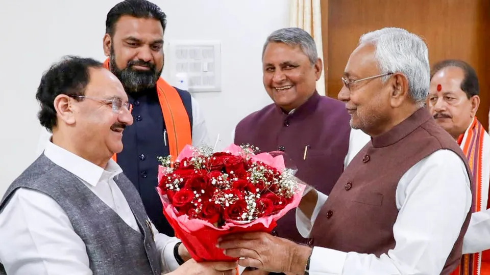 Nitish Kumar JP Nadda