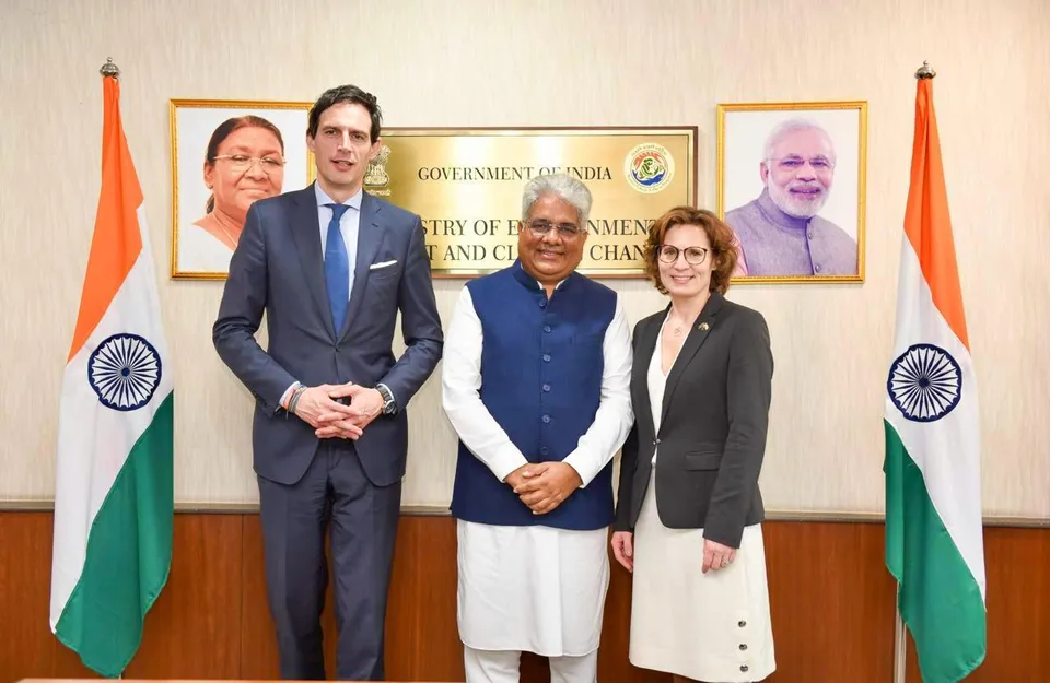 Bhupender Yadav Jessika Roswall India EU