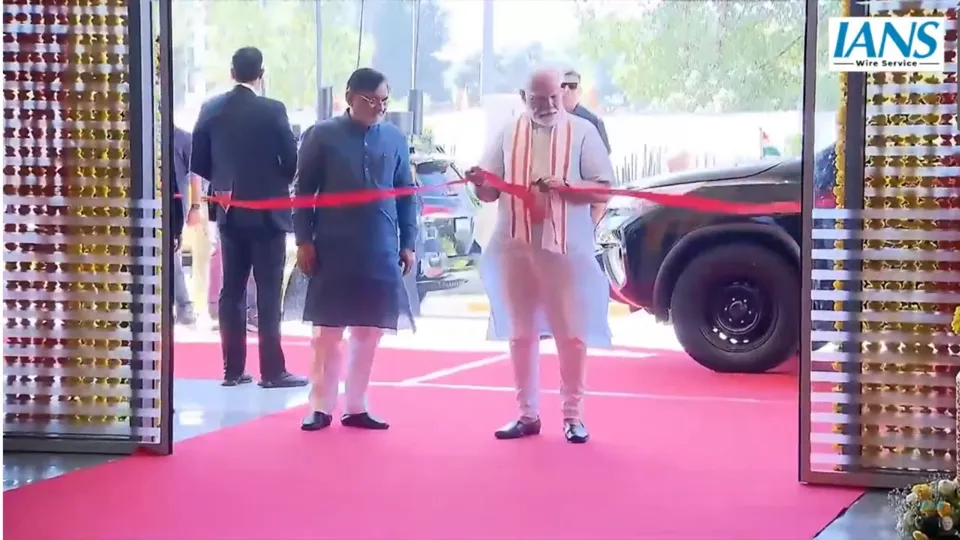 PM Narendra Modi inaugurates NAMO hospital in Silvasa image