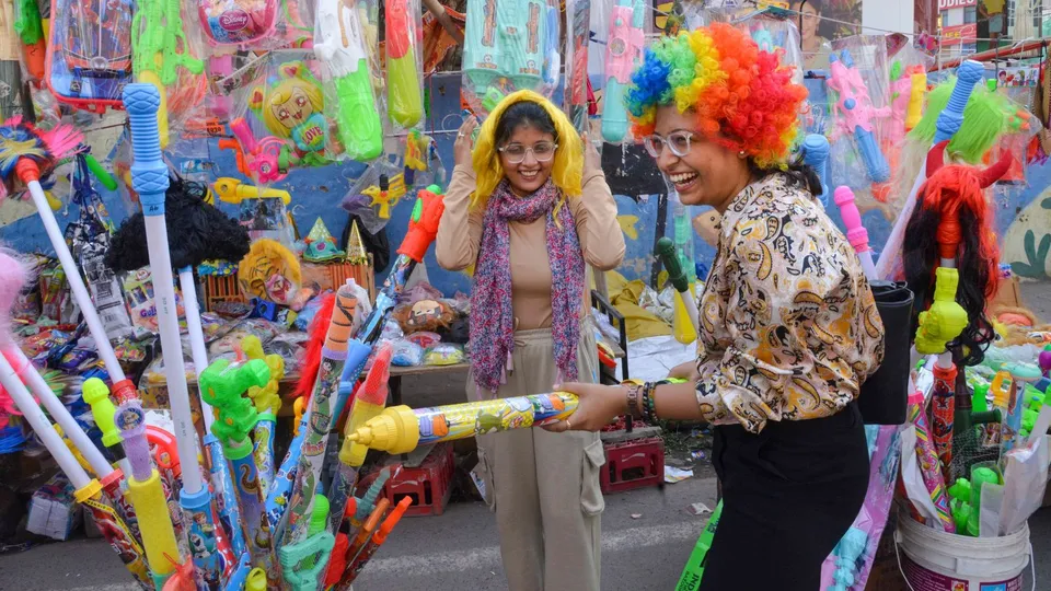 Holi Celebrations in Patna Bihar Holi