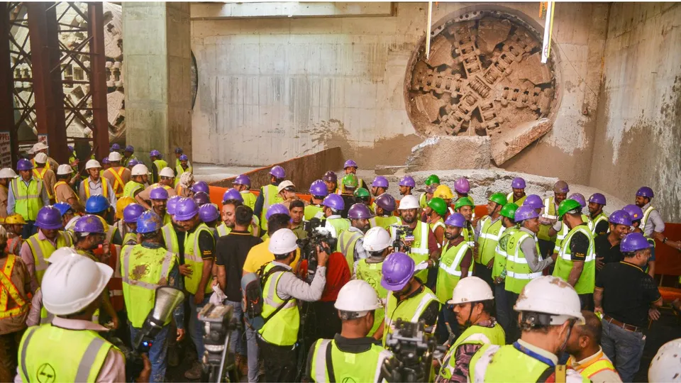 Tughlaqabad tunneling 