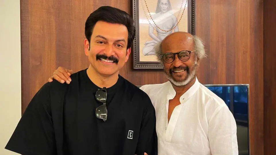 Prithviraj Sukumaran Rajinikanth