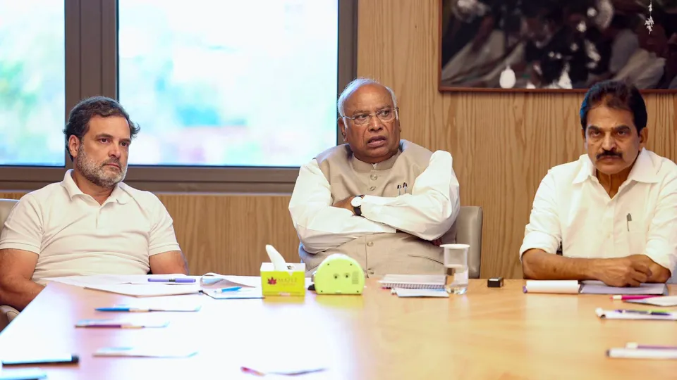 Congress CWC meeting Rahul Gandhi Mallikarjun Kharge K C Venugopal