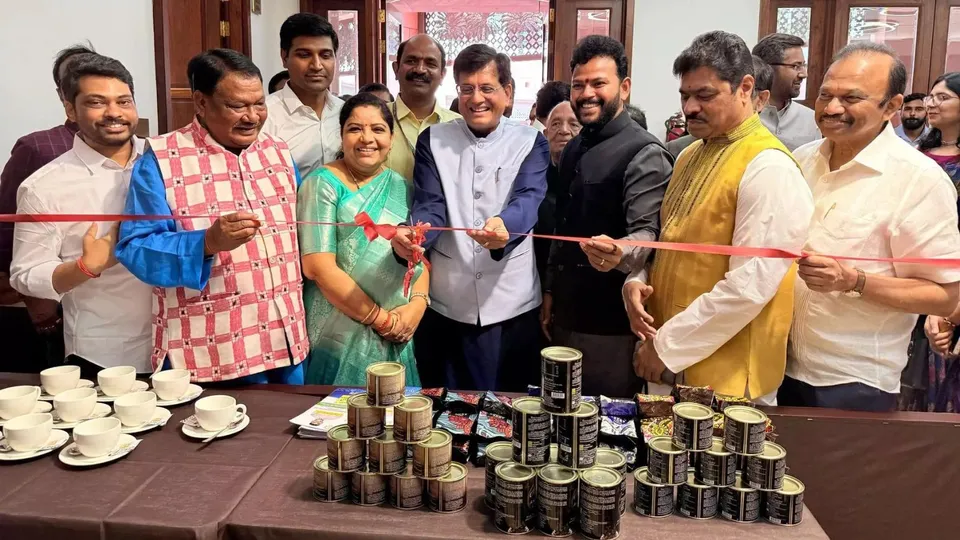 Araku Coffee in Parliament