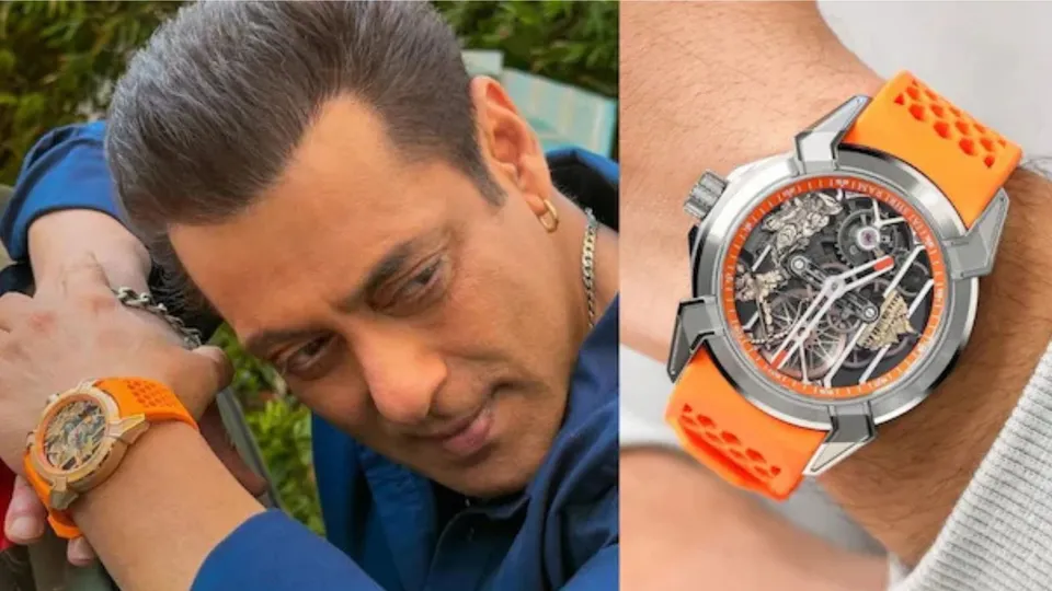 Salman Khan wearing Kumbh watch