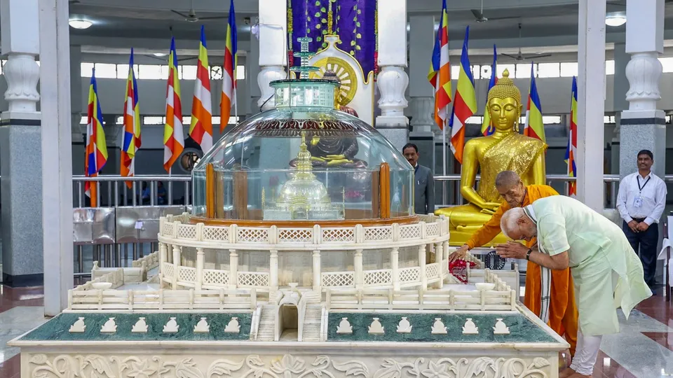 PM Narendra Modi at Ambedkar memorial